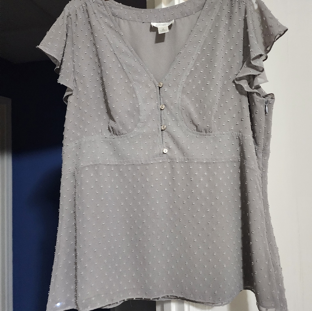 Cap sleeve shirt